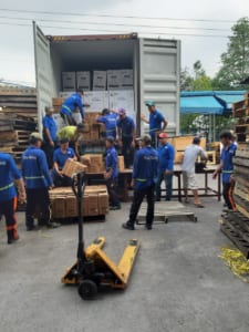 Cho thuê xe container ( xe đầu kéo) giá rẻ tại Hà Nội